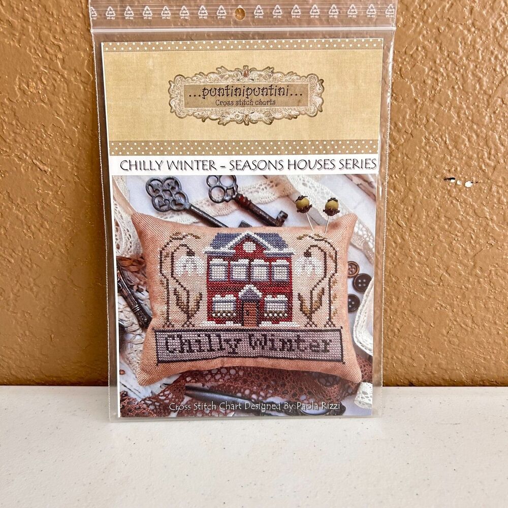 PuntiniPuntini Chilly Winter House Series Cross Stitch Pattern Chart Only